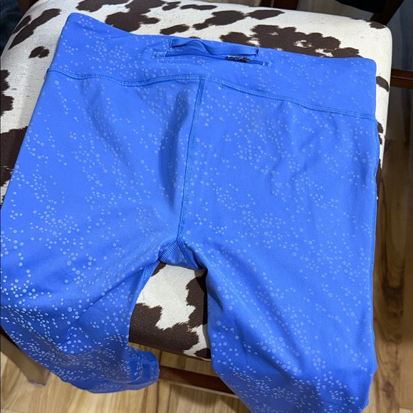 Under Armour Teal Blue Workout Ensemble Gray Capri Ankle Leggings Hoodie - Picture 7 of 11